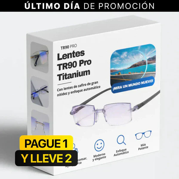 PAGUE 1 Y LLEVE 2 | Gafas Inteligentes TR90 Titanium Pro + Estuche de Regalo